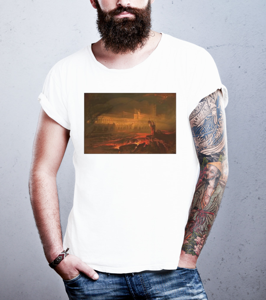 Birmingham John Martin Pandemonium Painting T-Shirt
