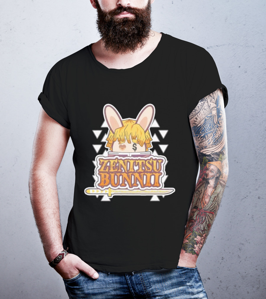 Zenitsu Bunnii Bunnii Gang Samurai Sword T-Shirt