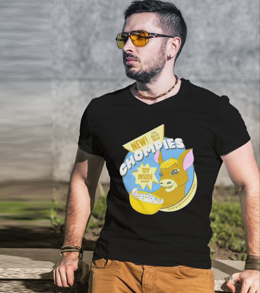 NEW CHOMPIES From North Korea Toy Inside Maybe Every Adventure's A D*ay T-Shirt