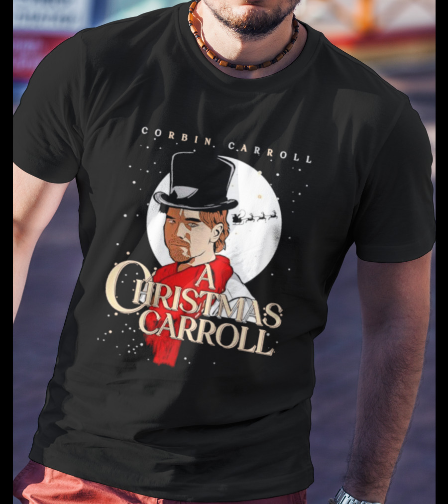 Corbin Carroll A Christmas Carroll Magic Winter Scene T-Shirt