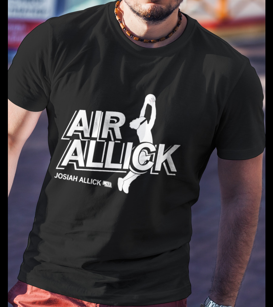 JOSIAH ALLICK AIR ALLICK 53 Basketball Dunk T-Shirt