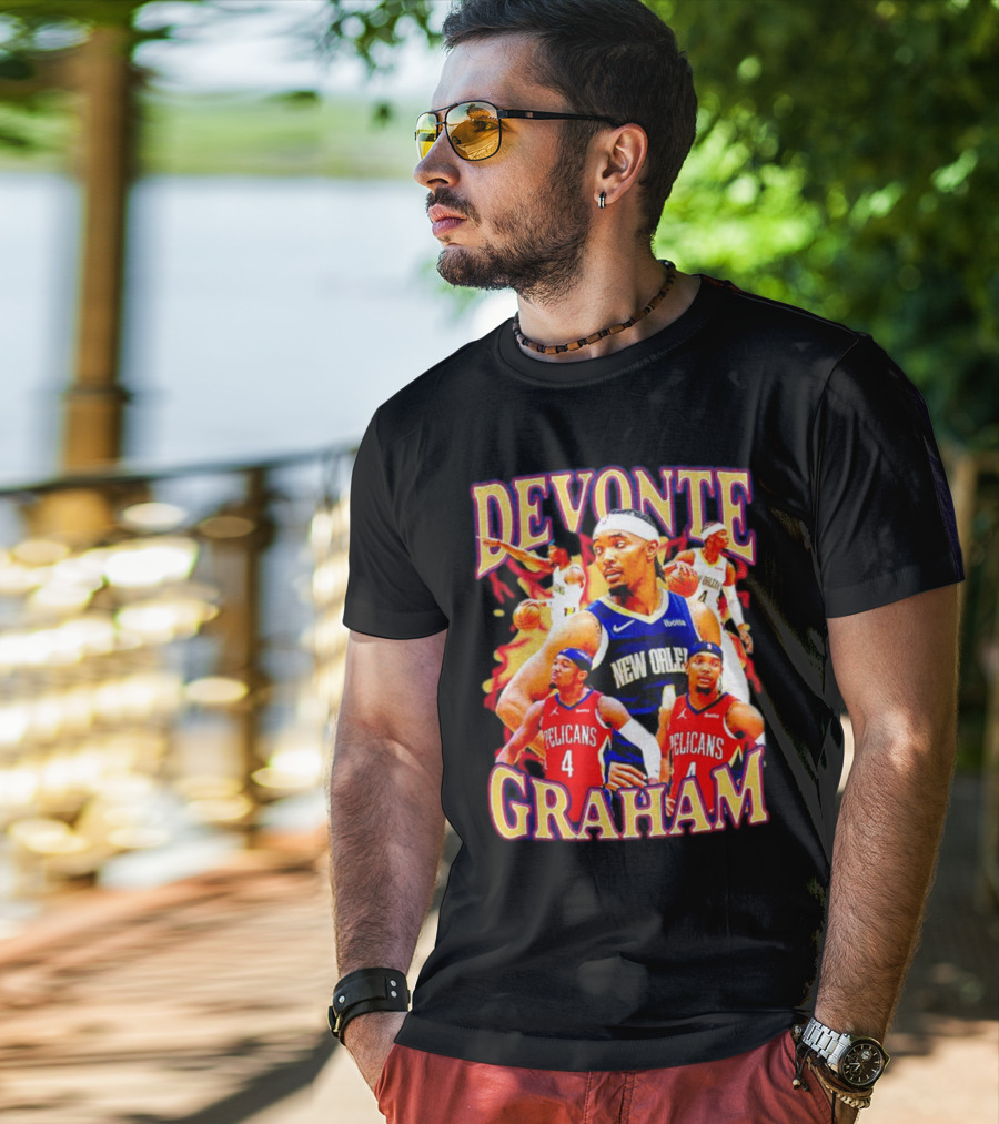 Devonte Graham New Orleans Pelicans Basketball T-Shirt