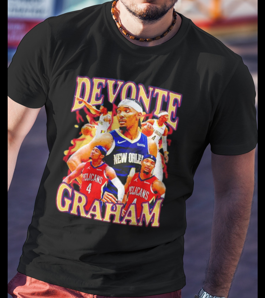 Devonte Graham New Orleans Pelicans Basketball T-Shirt