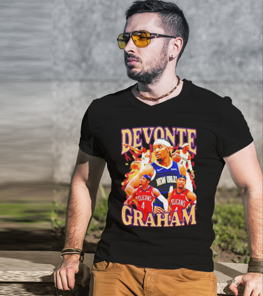 Devonte Graham New Orleans Pelicans Basketball T-Shirt