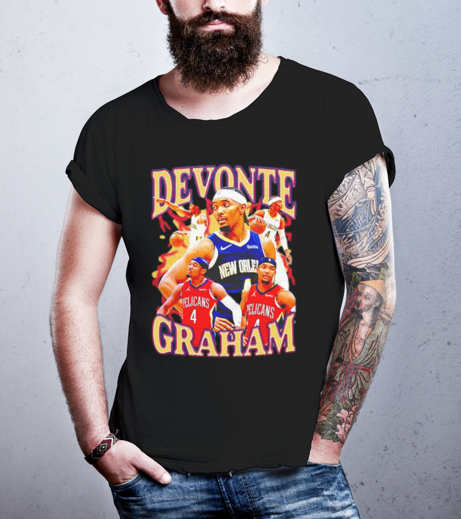 Devonte Graham New Orleans Pelicans Basketball T-Shirt