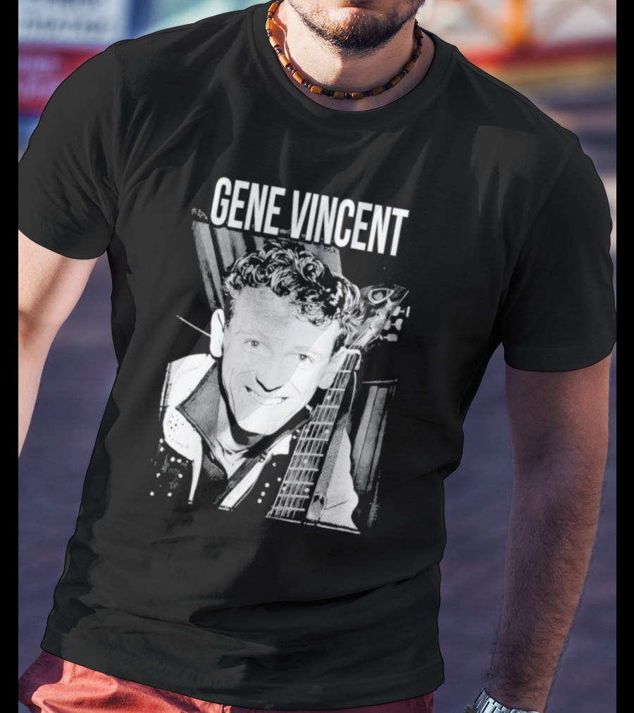 Gene Vincent Guitar T-Shirt