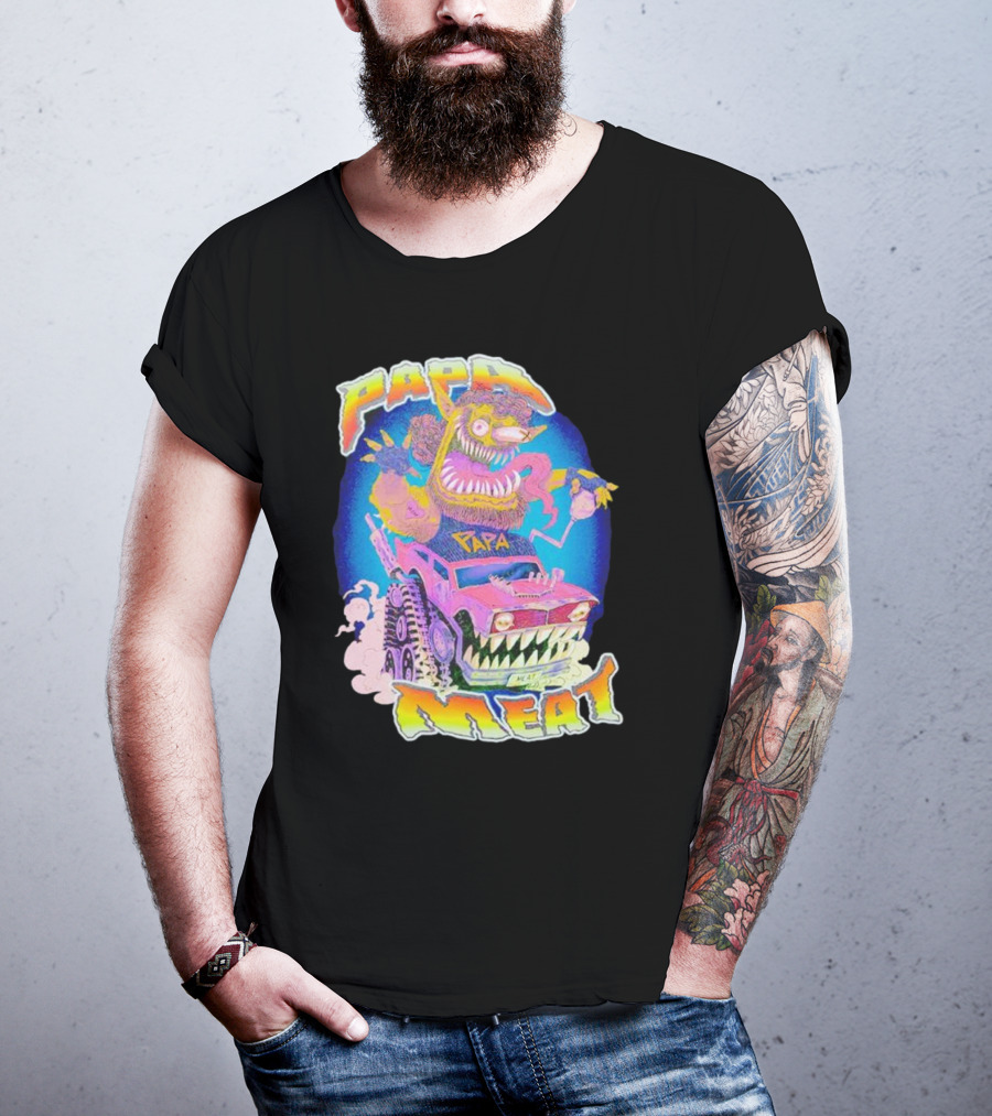 Papa Meat Monster Truck Adventure T-Shirt