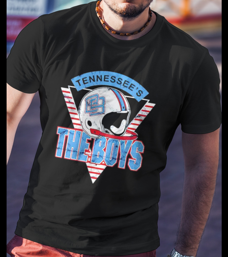 Tennessee's The Boys Football Helmet T-Shirt