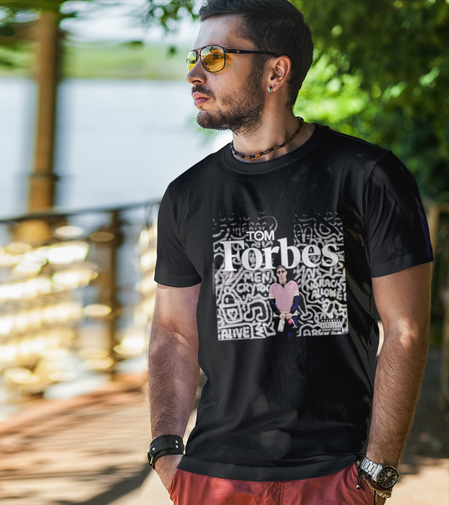 TOM FORBES MEN CRYPTO NO RACISM EXPLICIT CONTENT T-Shirt