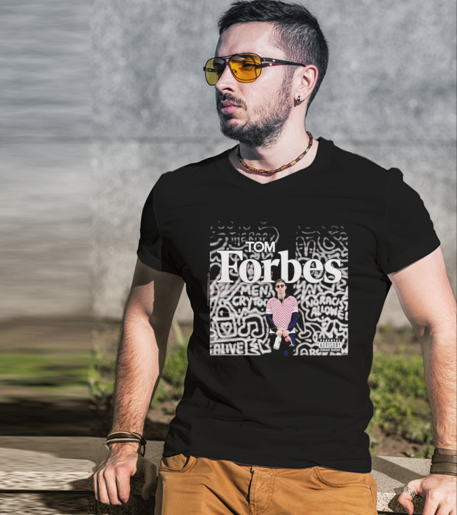 TOM FORBES MEN CRYPTO NO RACISM EXPLICIT CONTENT T-Shirt
