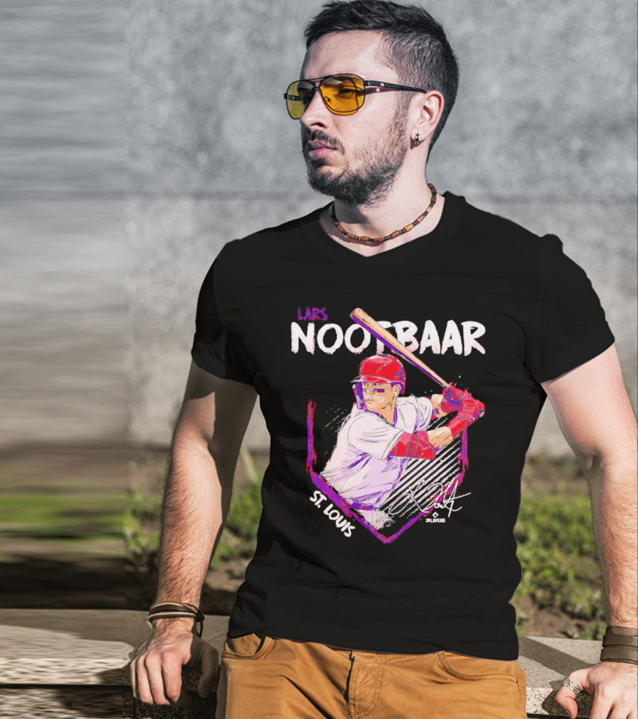 Lars Nootbaar St. Louis Baseball Players Signature T-Shirt