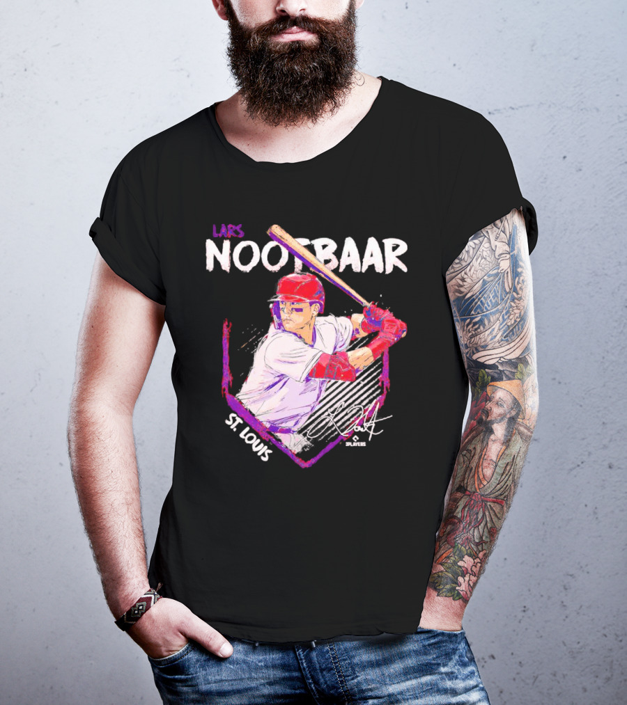 Lars Nootbaar St. Louis Baseball Players Signature T-Shirt