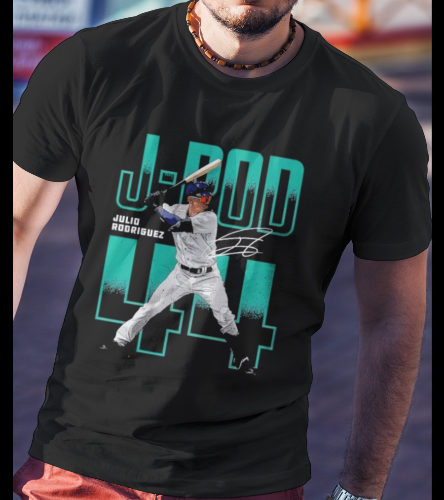 J-Rod Julio Rodriguez 44 Seattle Baseball Player Signature T-Shirt