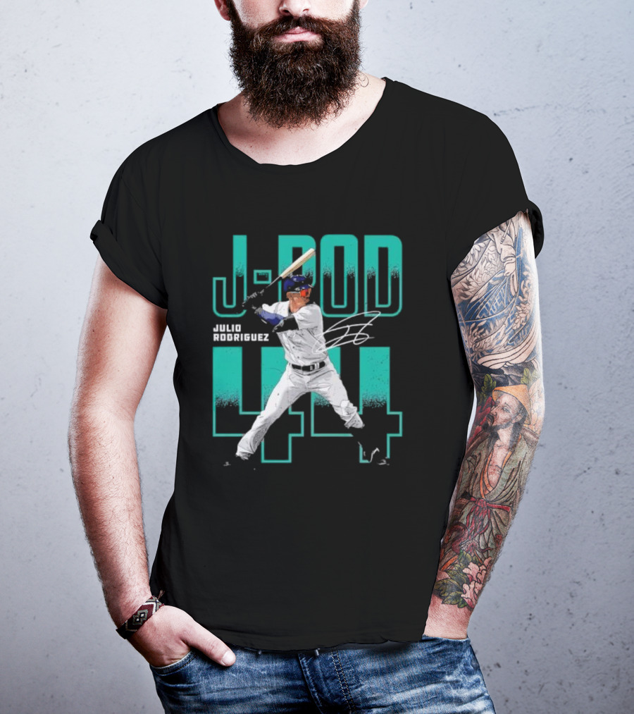 J-Rod Julio Rodriguez 44 Seattle Baseball Player Signature T-Shirt