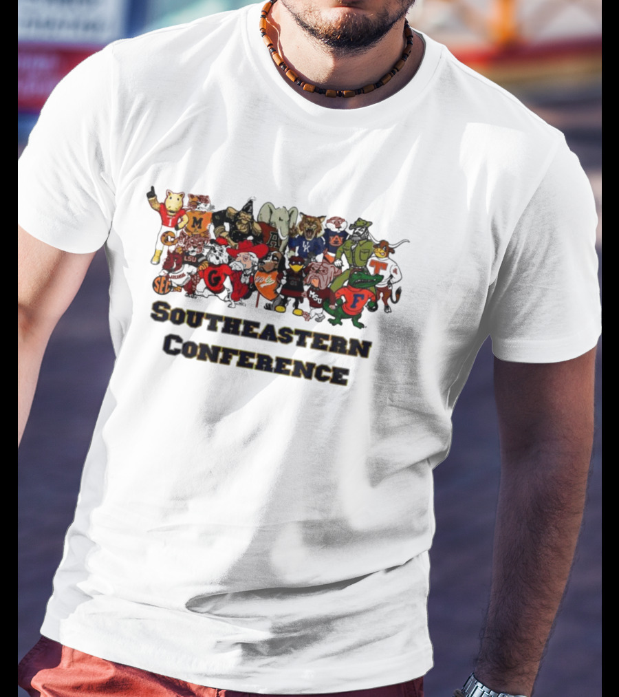 Southeastern Conference Mascots Collection T-Shirt