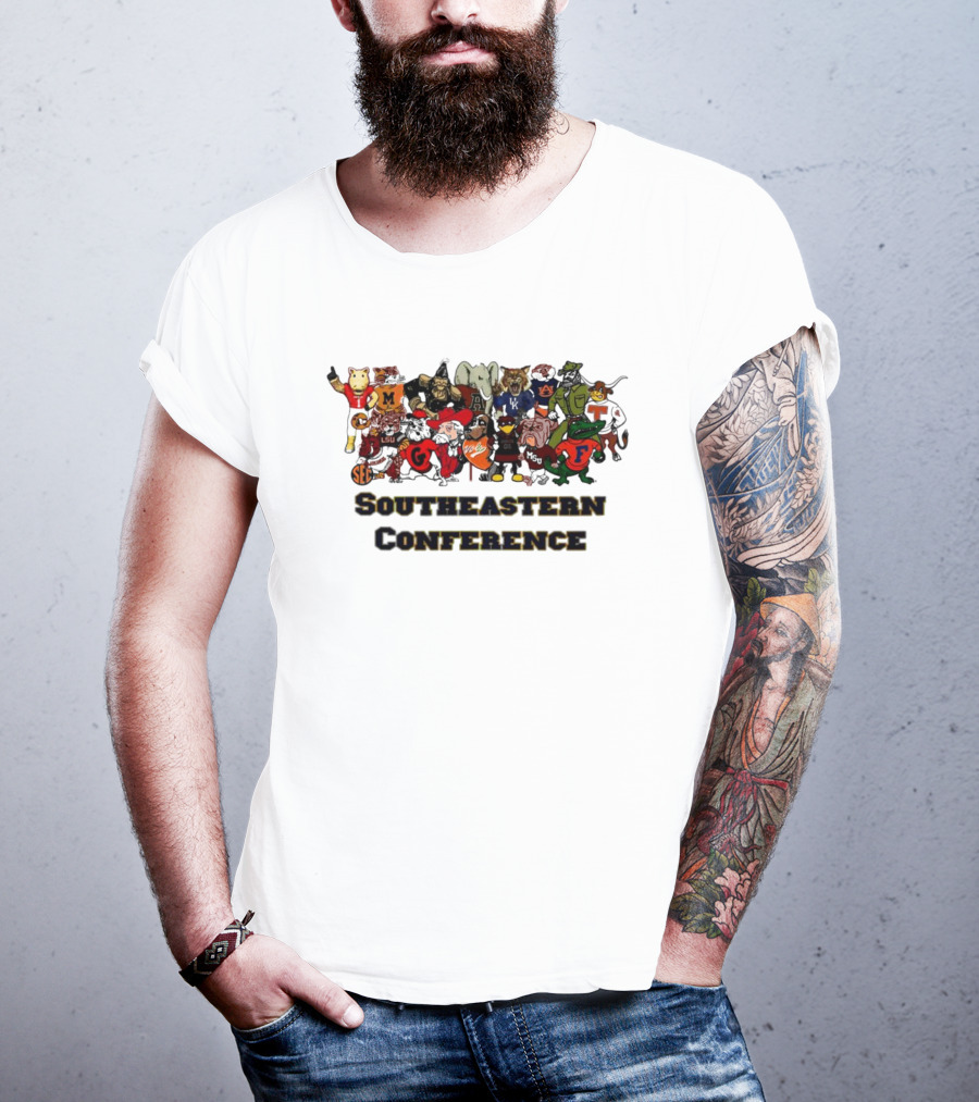Southeastern Conference Mascots Collection T-Shirt