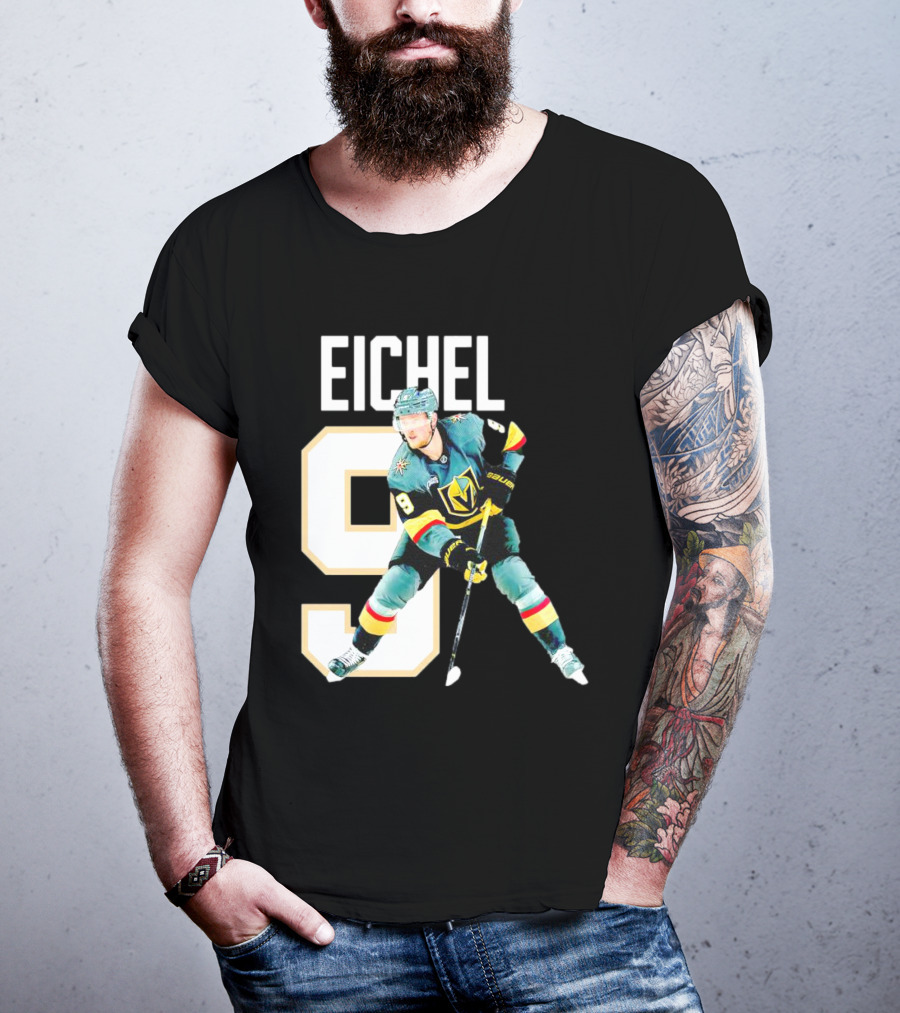 Vegas Golden Knights Jack Eichel 9 Hockey Player MVP T-Shirt