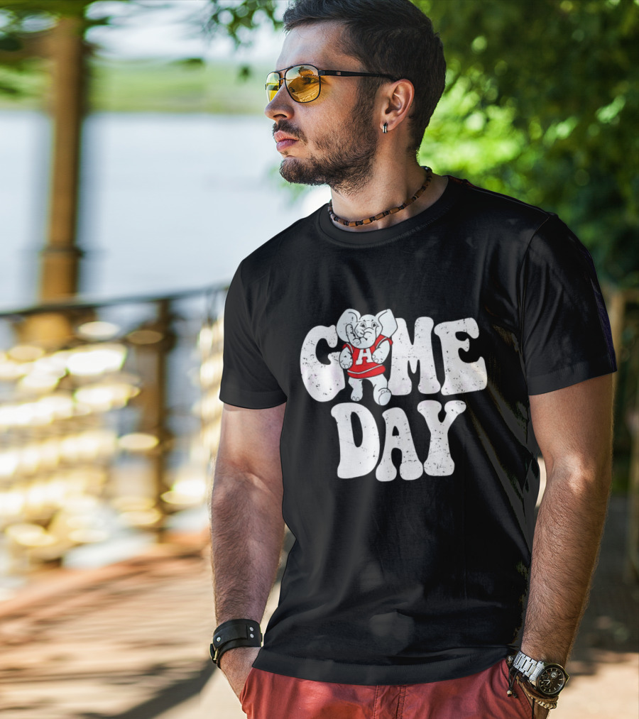 Alabama Crimson Tide Game Day Elephant Mascot T-Shirt
