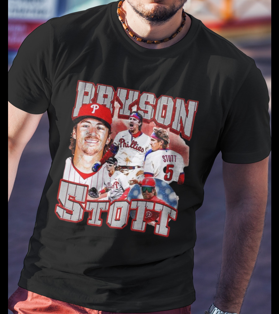 Bryson Stott Philadelphia Phillies Baseball Player T-Shirt