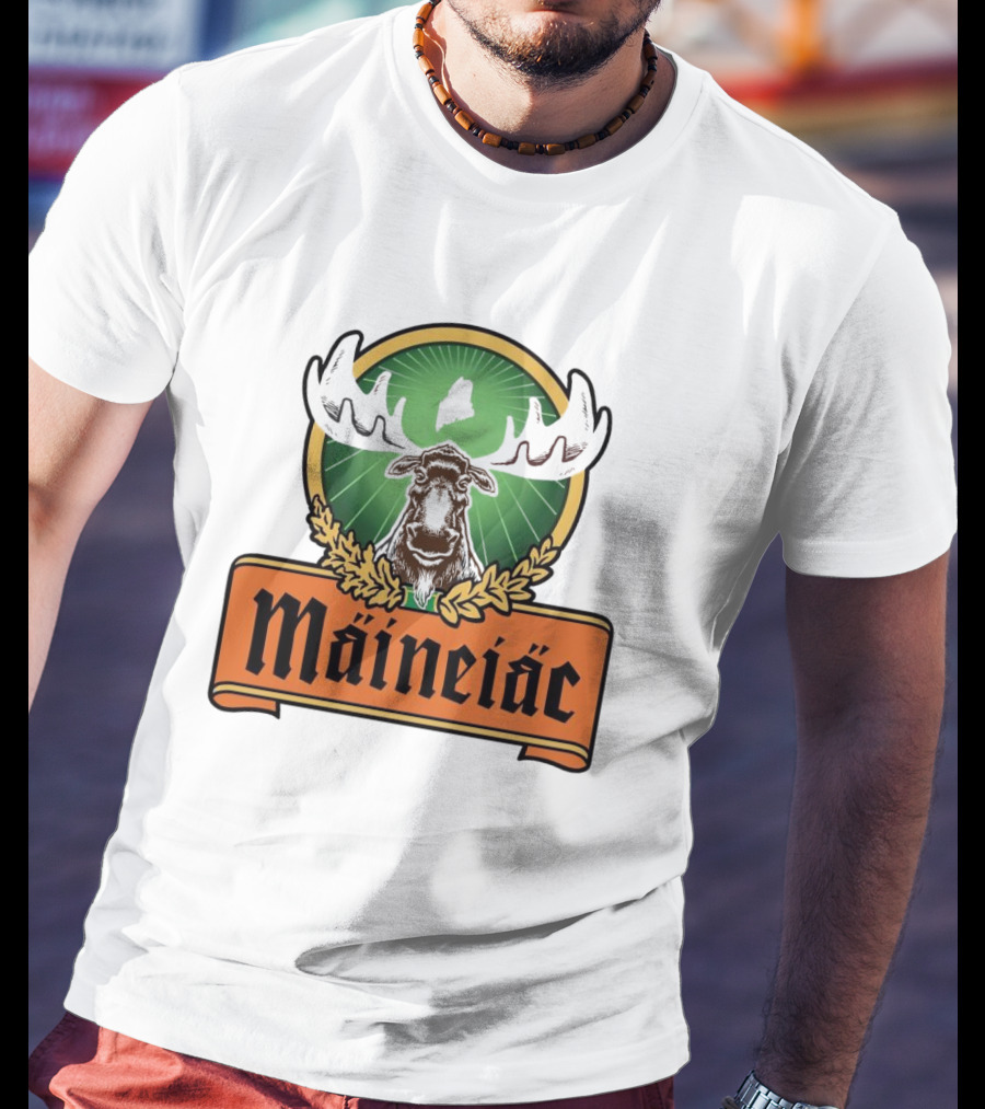 Jagermeister Maineiac Moose Maine T-Shirt