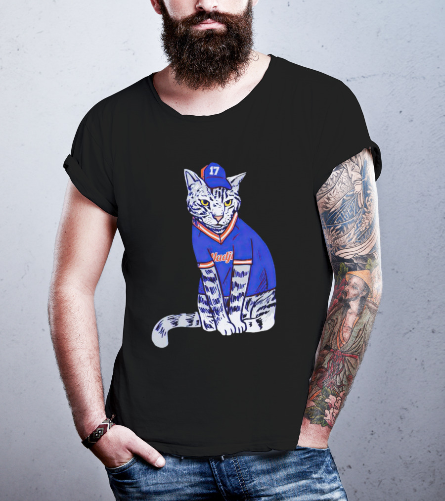 Keith Hernandez Hadji Cat Mets Jersey Number 17 T-Shirt