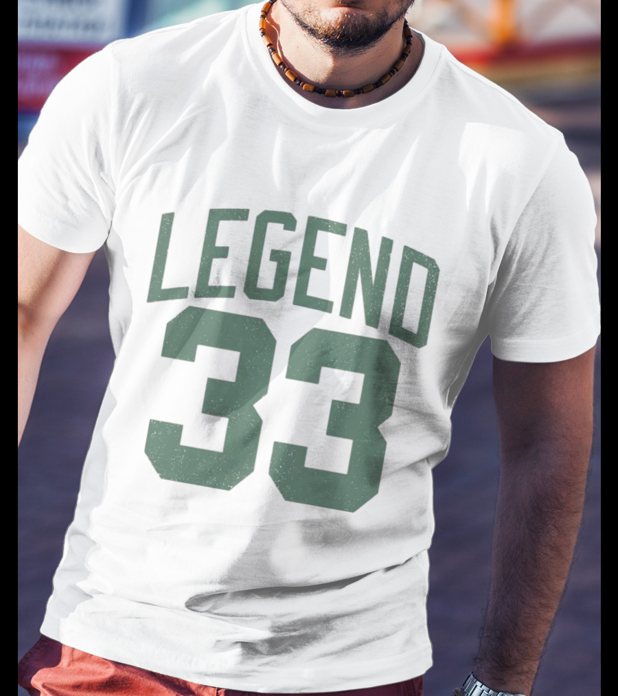 Legend 33 Larry Bird Boston Celtics T-Shirt