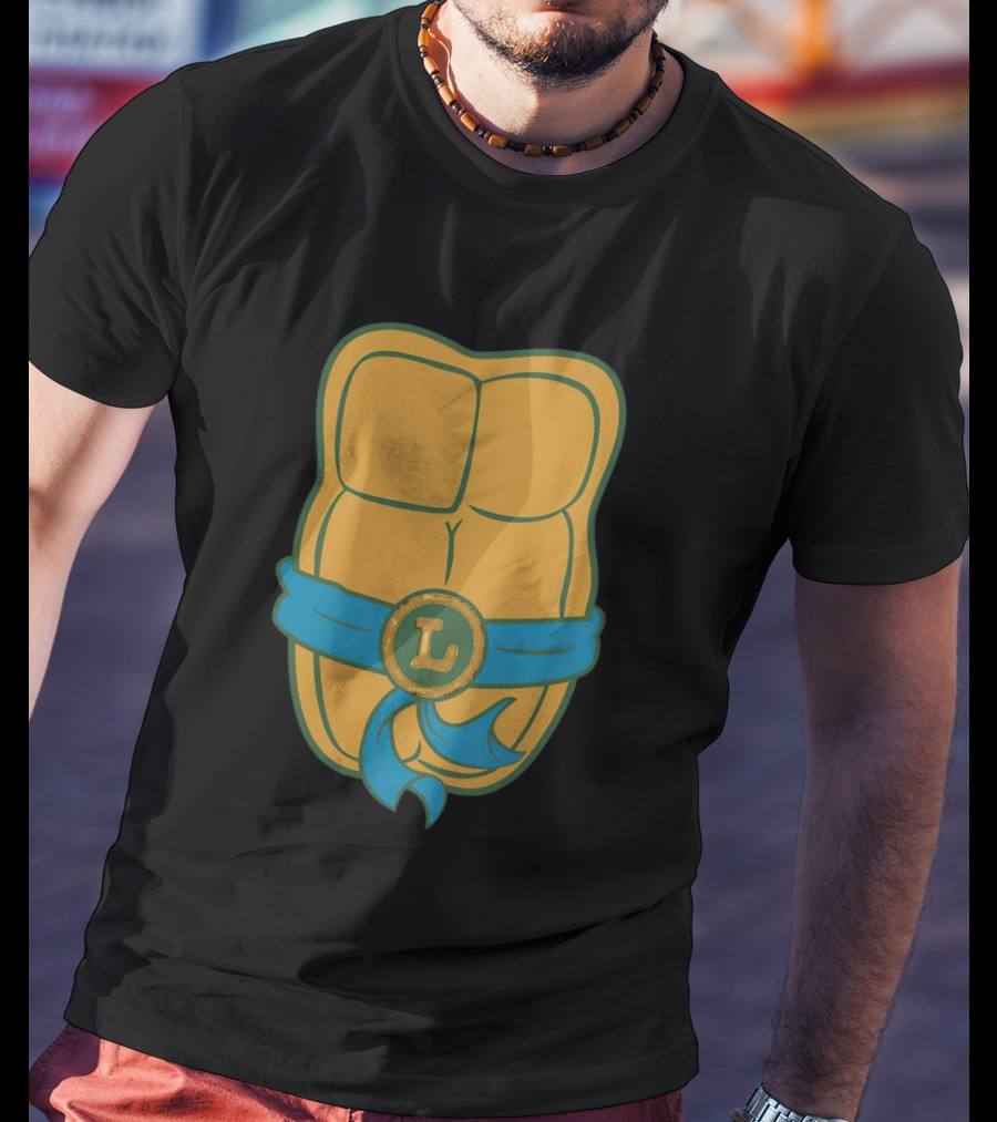 Leonardo Belt Turtle Shell Abs T-Shirt