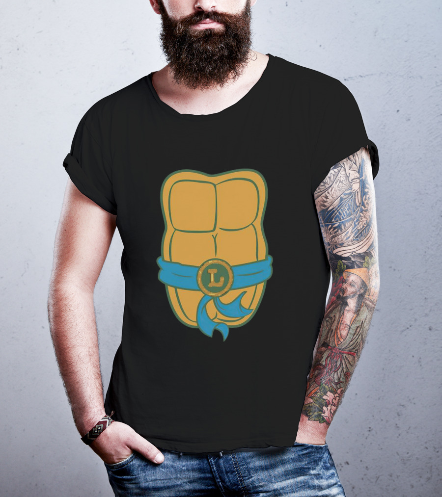 Leonardo Belt Turtle Shell Abs T-Shirt