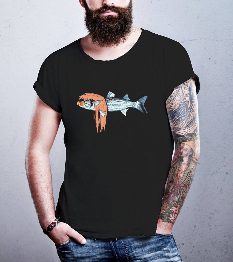 Mullet Fish Sunglasses T-Shirt