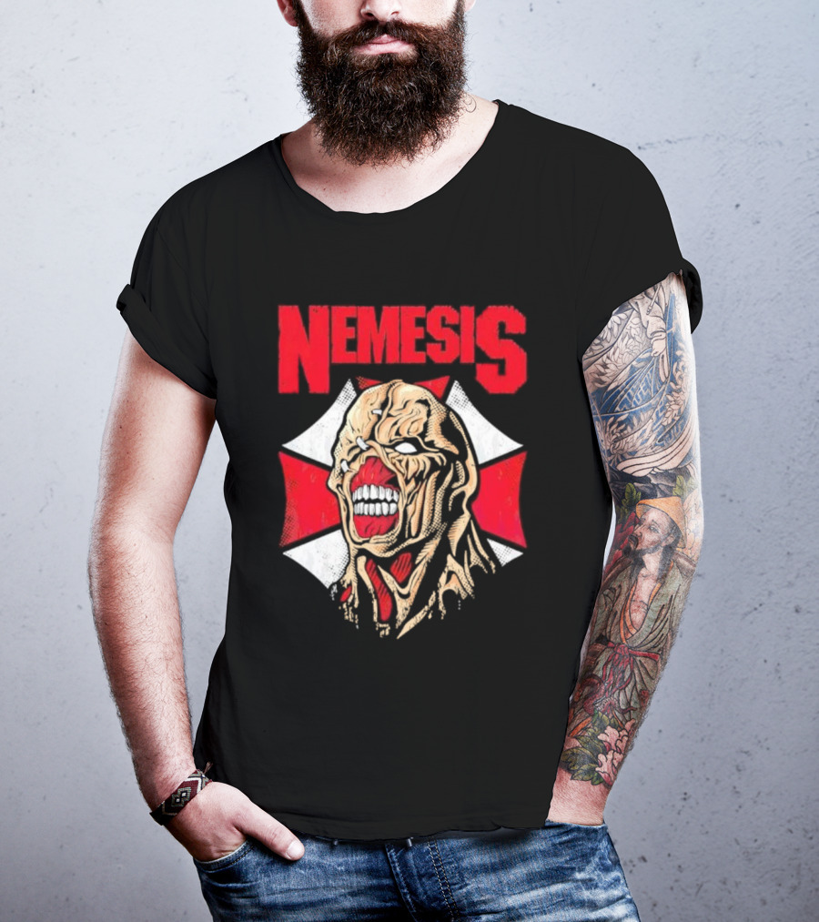Nemesis Umbrella Biohazard Creature T-Shirt