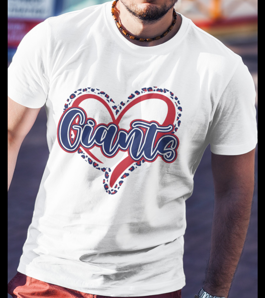 Giants Heart Leopard T-Shirt