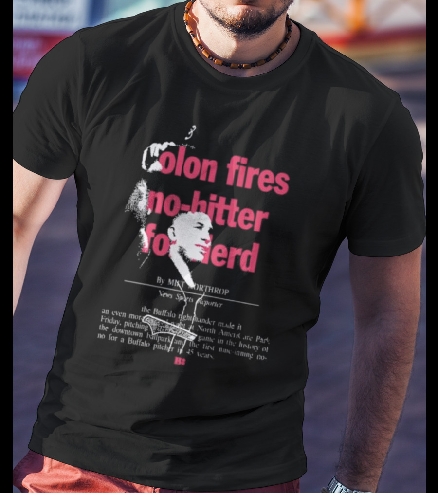 Olon Fires No-Hitter For Herd By Mike Northrop News Sports Reporter T-Shirt