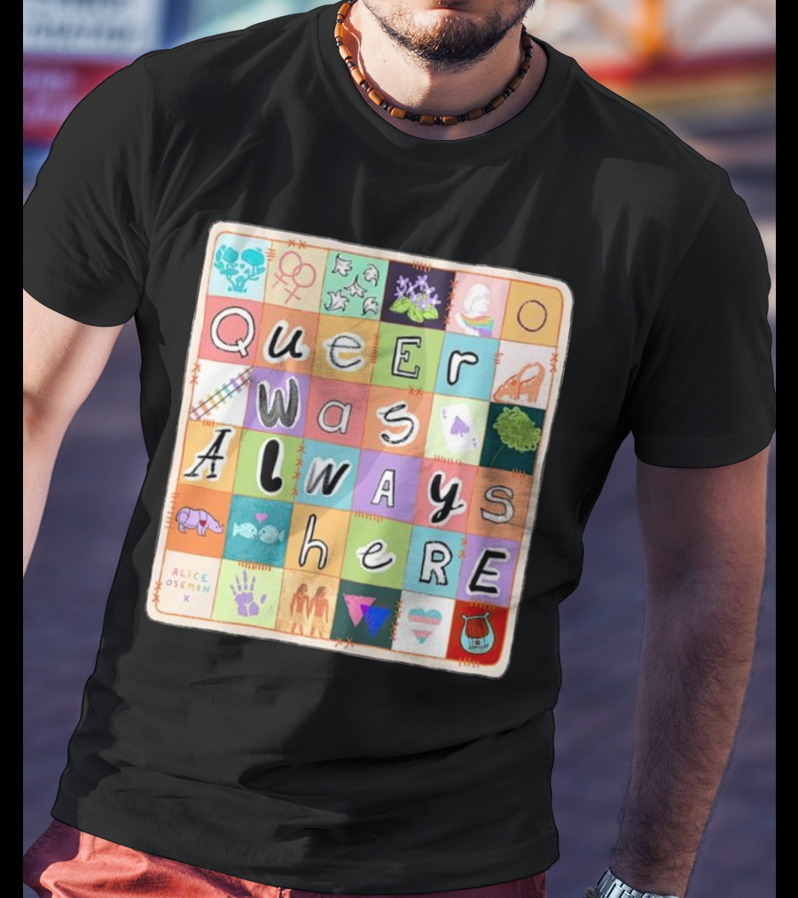 Alice Oseman X Qwah Queer Was Always Here Quilt T-Shirt