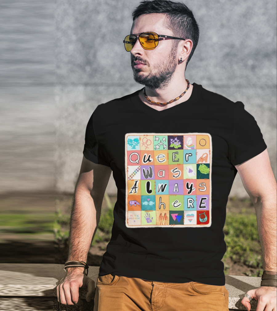 Alice Oseman X Qwah Queer Was Always Here Quilt T-Shirt