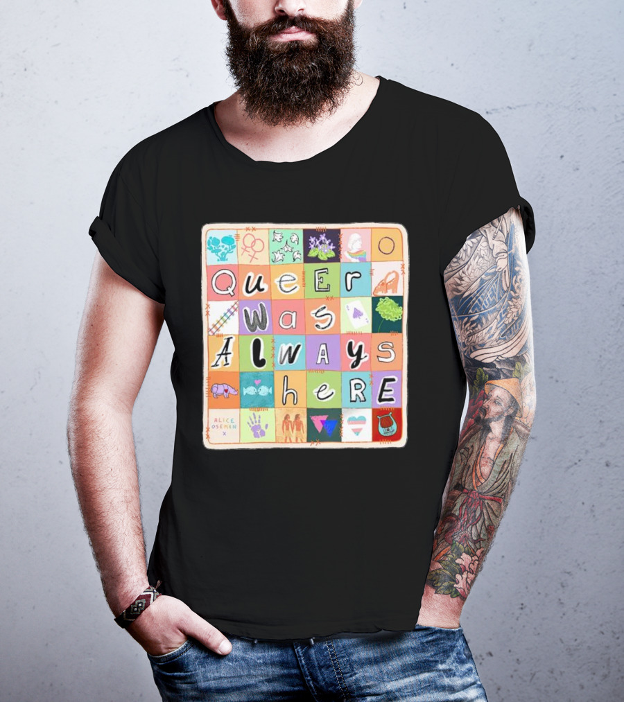Alice Oseman X Qwah Queer Was Always Here Quilt T-Shirt