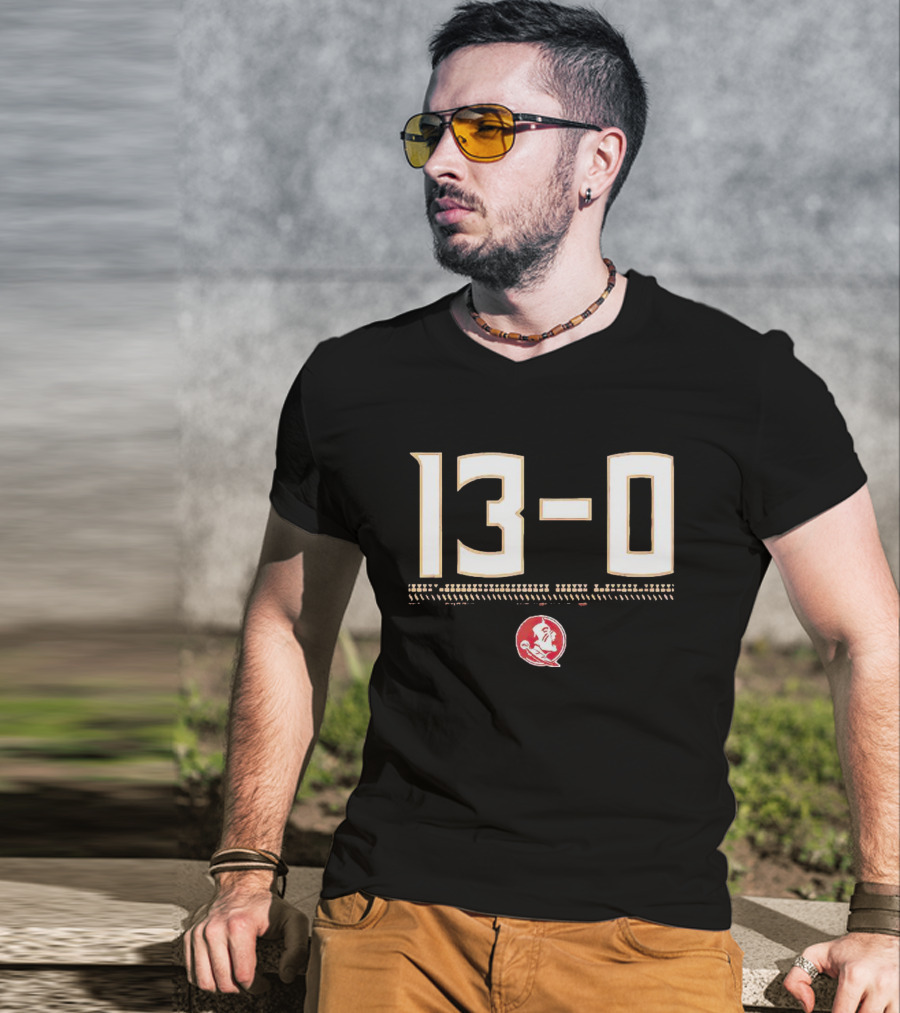 FSU 13-0 Seminoles Football Undefeated Season T-Shirt