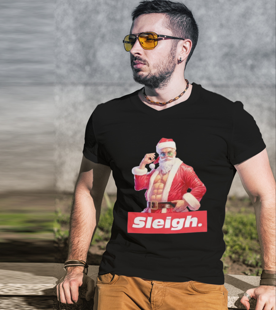 Sleigh Santa Christmas T-Shirt