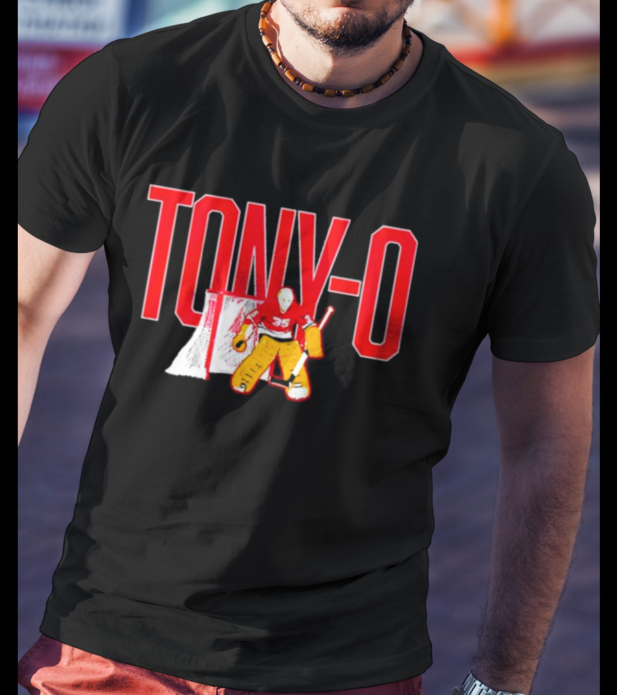 TONY-O 35 Hockey Goalie Net T-Shirt