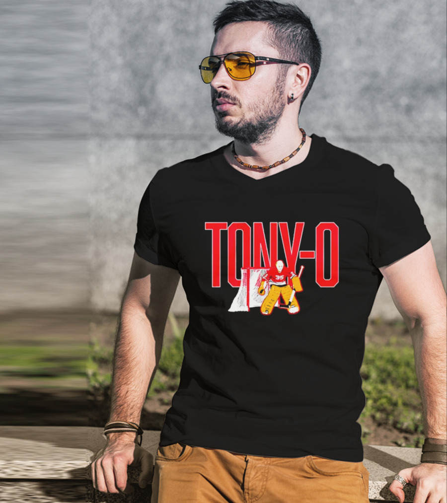 TONY-O 35 Hockey Goalie Net T-Shirt