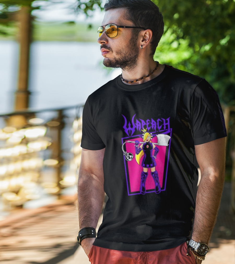 Wah Princess Wapeach Axe Mace Medieval Fantasy Warrior Princess T-Shirt