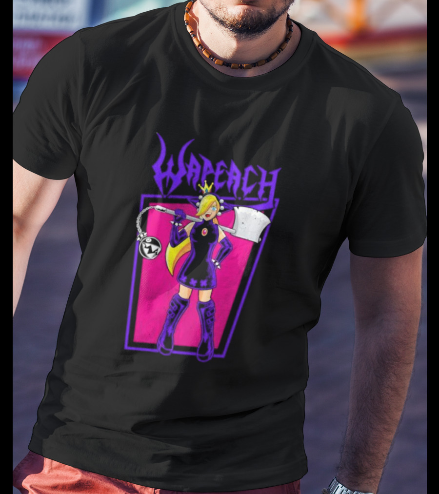 Wah Princess Wapeach Axe Mace Medieval Fantasy Warrior Princess T-Shirt