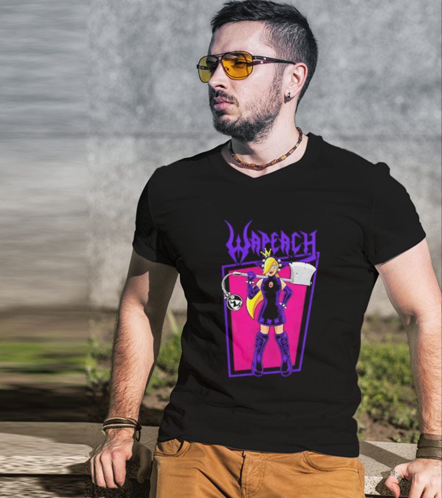 Wah Princess Wapeach Axe Mace Medieval Fantasy Warrior Princess T-Shirt