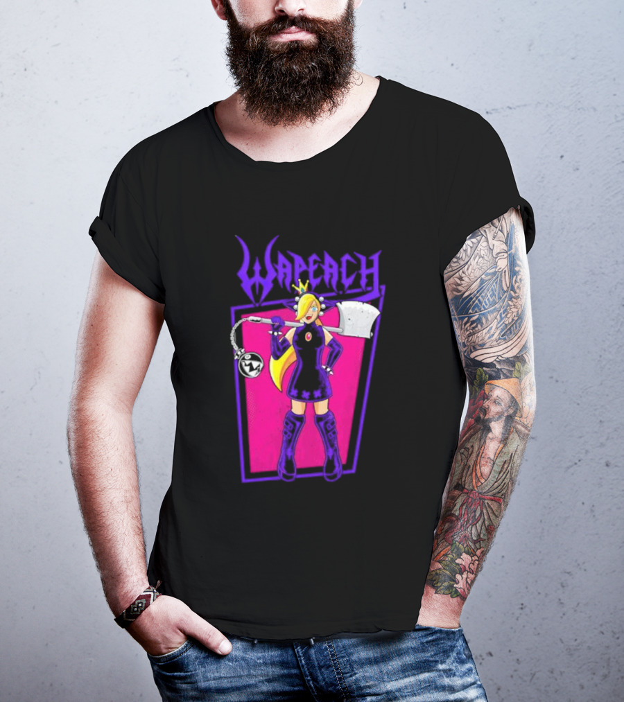 Wah Princess Wapeach Axe Mace Medieval Fantasy Warrior Princess T-Shirt