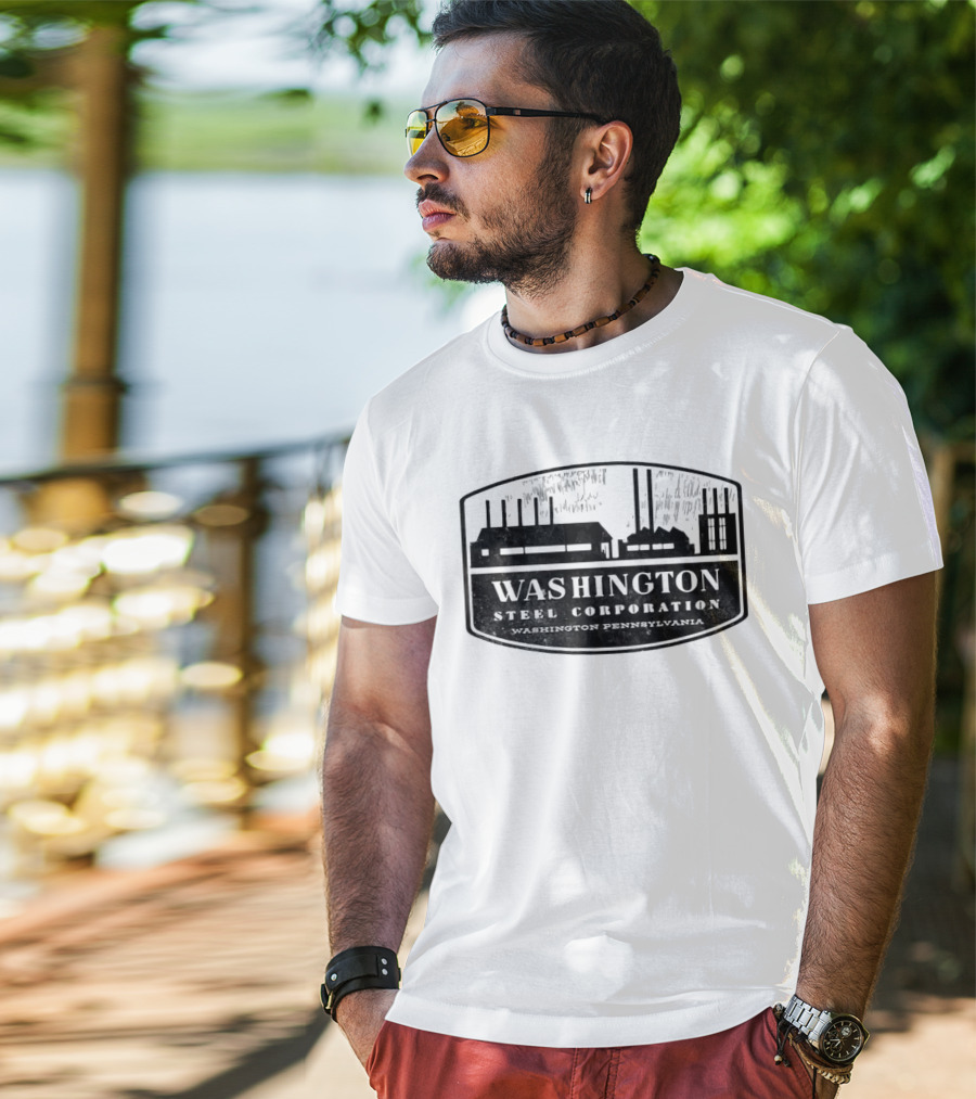 Washington Steel Corporation Steel Planting Pennsylvania T-Shirt