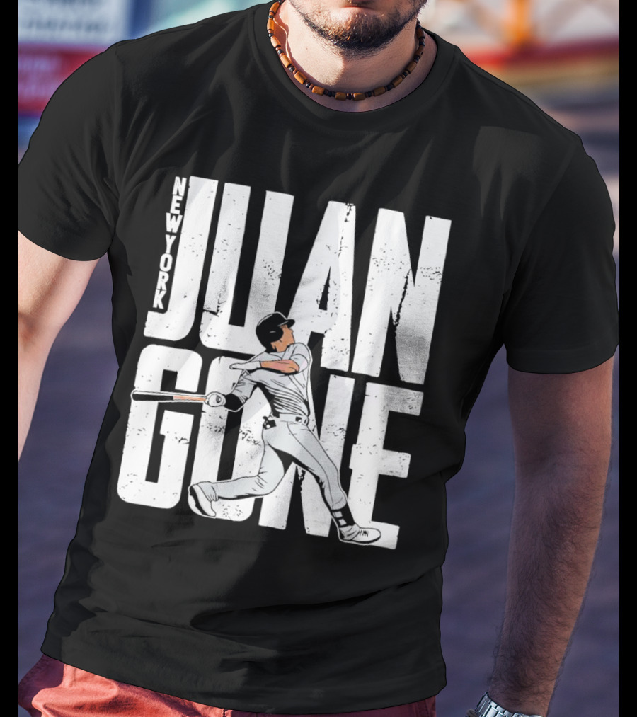New York Juan Gone Baseball Swing T-Shirt