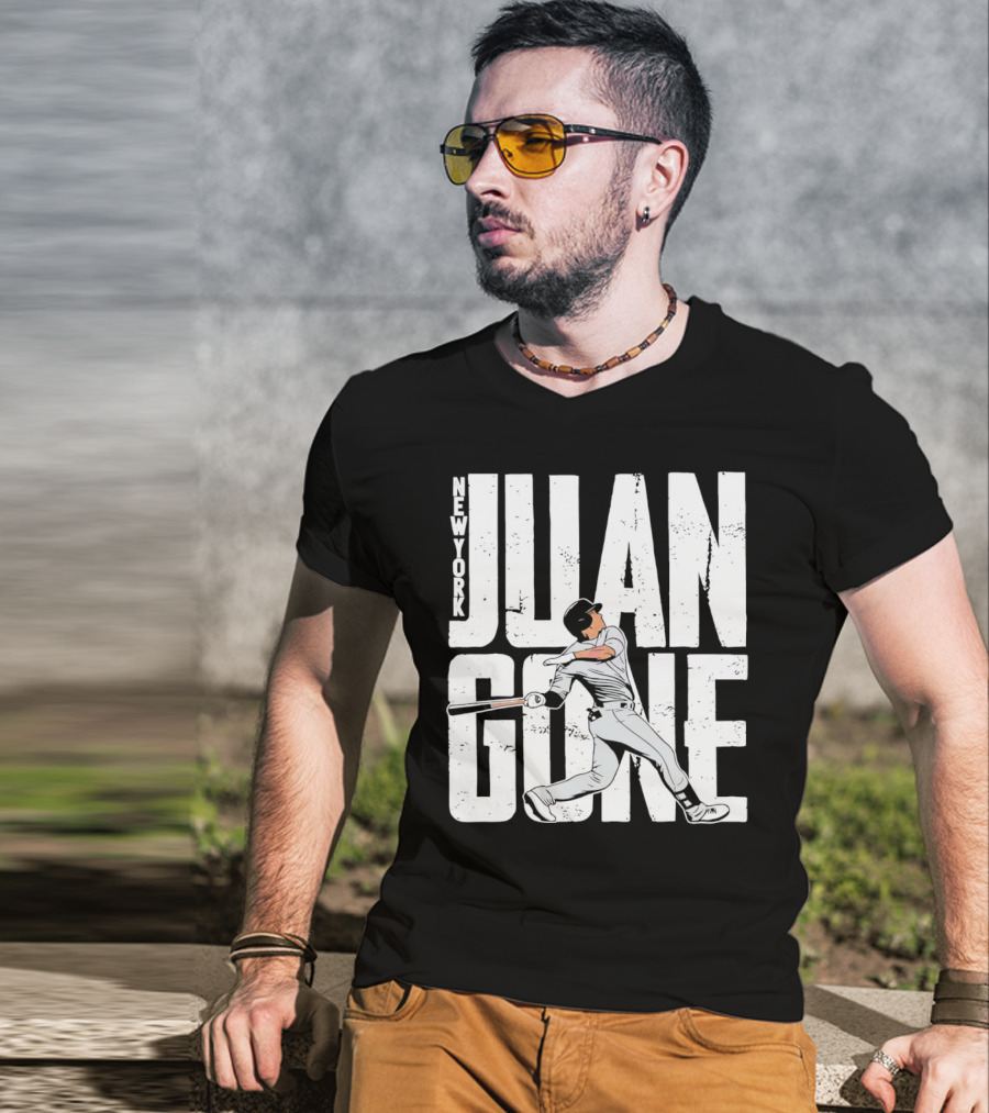 New York Juan Gone Baseball Swing T-Shirt