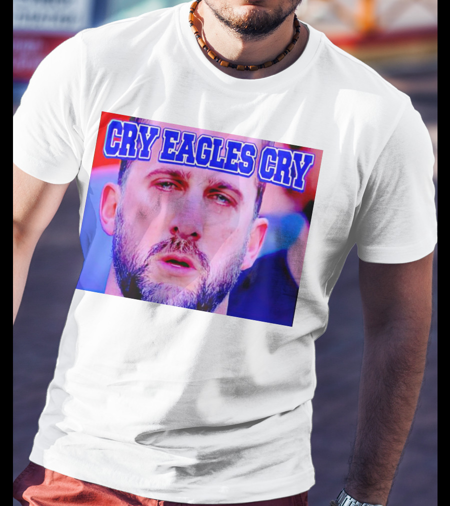 Cry Eagles Cry Nick Sirianni Ford Field Lions Clash T-Shirt