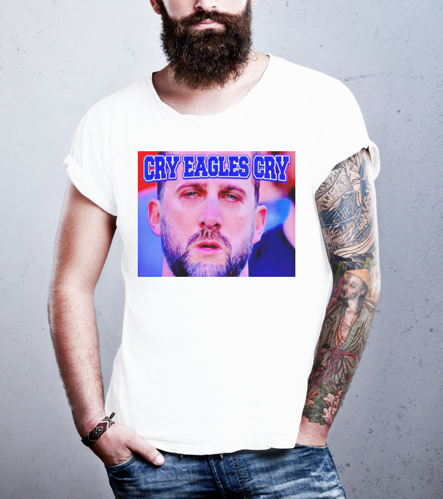 Cry Eagles Cry Nick Sirianni Ford Field Lions Clash T-Shirt