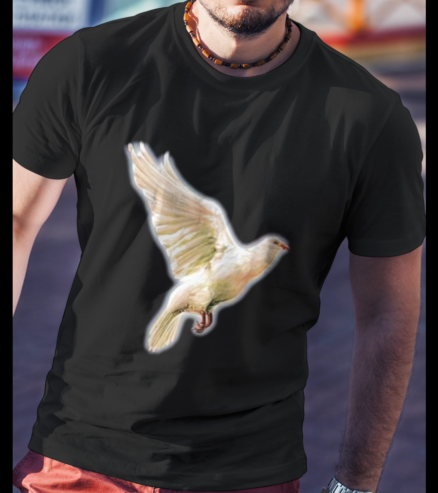 Psycho Peace Dream Dove In Flight T-Shirt