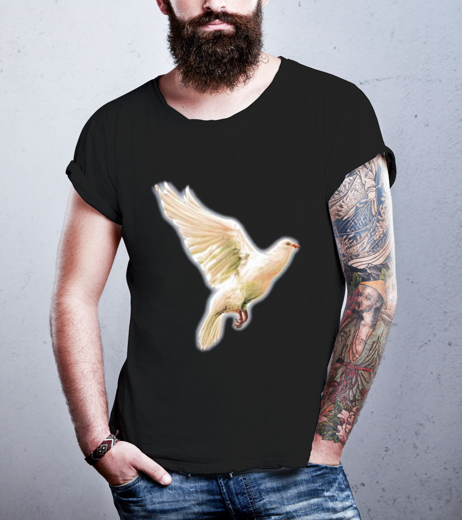 Psycho Peace Dream Dove In Flight T-Shirt
